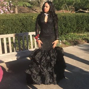 Black Mermaid Dress